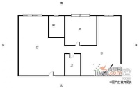 尚品花都2室2厅1卫104㎡户型图