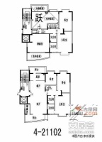 枫叶新都市4室2厅2卫215㎡户型图