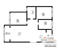 市政府小区3室2厅1卫121㎡户型图