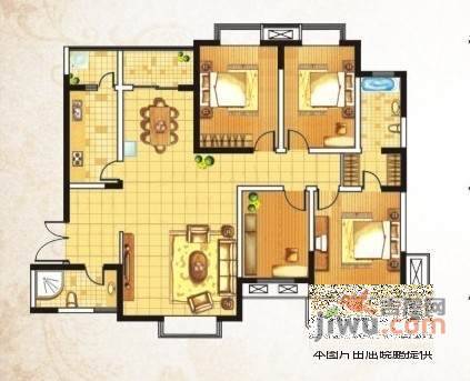 东新城市家园4室2厅2卫户型图