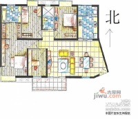 天地源枫林绿洲4室2厅2卫175㎡户型图