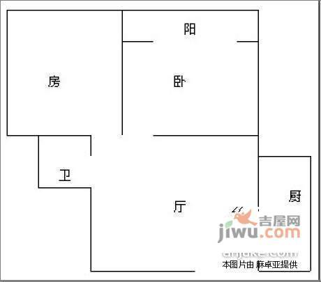 凤城明珠2室2厅1卫103㎡户型图