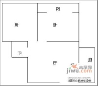凤城明珠2室2厅1卫103㎡户型图