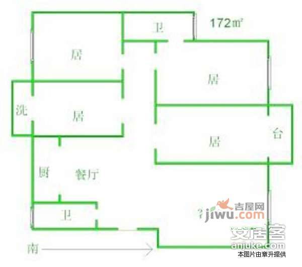 曲江春晓苑4室2厅2卫218㎡户型图