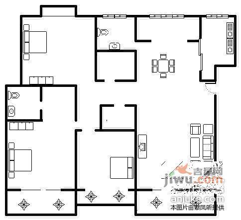 世家星城一期5室2厅2卫170㎡户型图