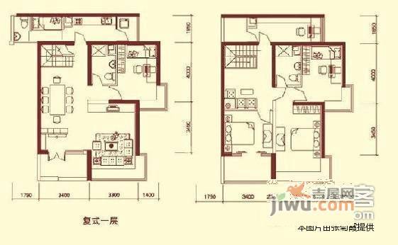 中海熙岸5室3厅3卫270㎡户型图