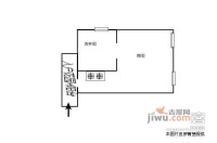九州假日1室1厅1卫34㎡户型图