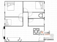 新城花园3室2厅1卫101㎡户型图