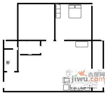 银苑新村2室2厅1卫81㎡户型图