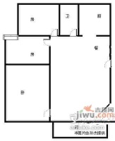 邮电新村3室2厅1卫95㎡户型图