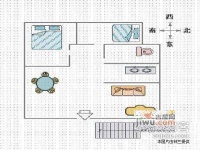 南香里小区2室2厅1卫71㎡户型图