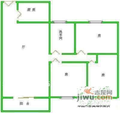 万丰山庄3室2厅2卫105㎡户型图