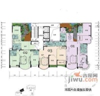 山海一品居4室2厅3卫233㎡户型图