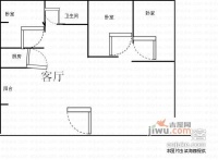 华景花园西苑3室2厅2卫116㎡户型图