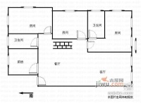 海湾花园东苑4室2厅2卫120㎡户型图