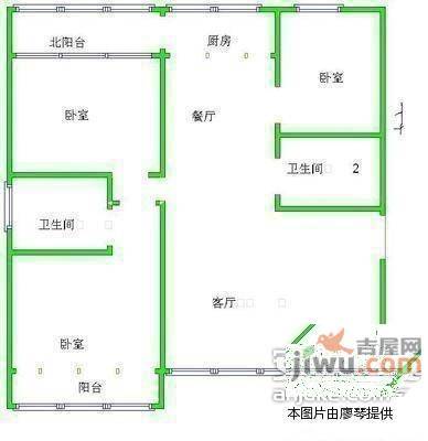 翠华城市风景4室2厅3卫162㎡户型图