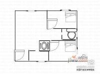 新涌花园2室2厅1卫72㎡户型图