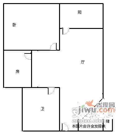 白莲新村4室2厅4卫49㎡户型图