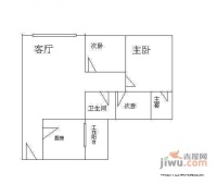 富和新城3室2厅1卫96㎡户型图