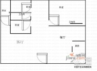 宏海湾花园3室2厅2卫127㎡户型图