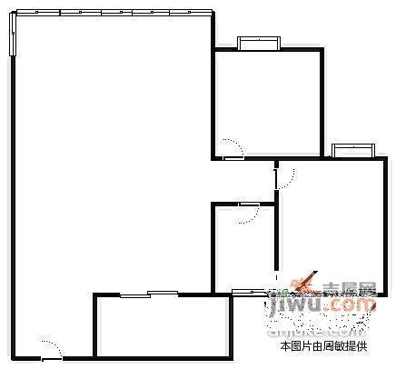 绿城花园2室2厅1卫76㎡户型图