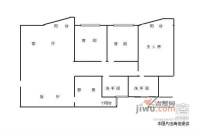 雍和花园3室2厅2卫126㎡户型图