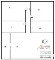 滨江明珠2室2厅2卫92㎡户型图