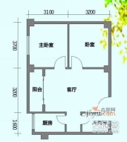 滨江明珠3室2厅2卫94㎡户型图