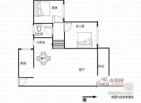 河畔豪庭3室2厅1卫74㎡户型图