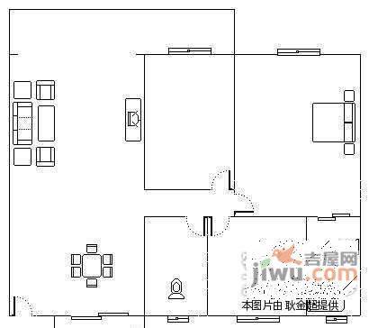 田德花园3室2厅2卫90㎡户型图