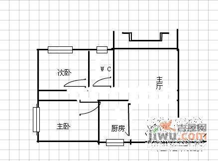 碧海雅苑2室2厅1卫73㎡户型图