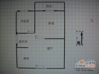 中联国际1室1厅1卫41㎡户型图
