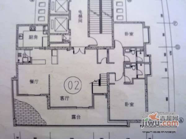 华发世纪城二期4室2厅3卫195㎡户型图