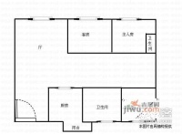 新基盈翠华庭3室2厅2卫107㎡户型图