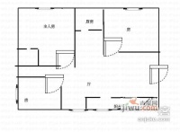 普君大厦2室1厅1卫60㎡户型图