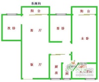 富景花园3室2厅2卫126㎡户型图