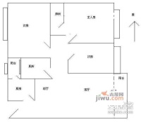 莲花路小区3室2厅1卫户型图