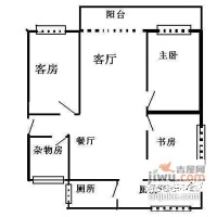 锦秀花园4室2厅2卫150㎡户型图