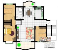 润联大厦3室2厅2卫138㎡户型图