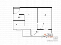 桂花园东区2室2厅1卫87㎡户型图