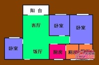 歧江广场3室2厅2卫105㎡户型图