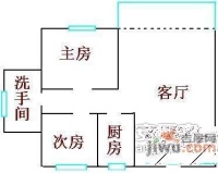 华远东路小区2室1厅1卫78㎡户型图