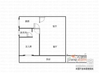 凤岭名都1室1厅1卫51㎡户型图