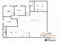 红棉西小区3室2厅1卫62㎡户型图