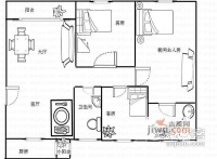 利福花园3室2厅2卫123㎡户型图