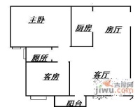 南桂西路小区2室2厅1卫户型图