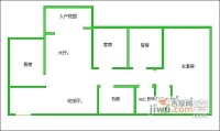 绿茵花园4室2厅2卫户型图