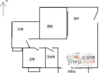 张槎三路小区3室1厅1卫102㎡户型图