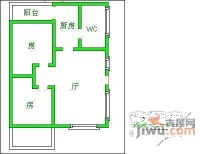 忠信路小区2室2厅1卫户型图