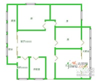 同济新村3室2厅1卫114㎡户型图